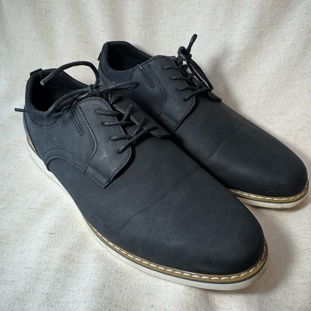Reserved Footwear Men’s Gray Lace Up Casual Shoes Size 10